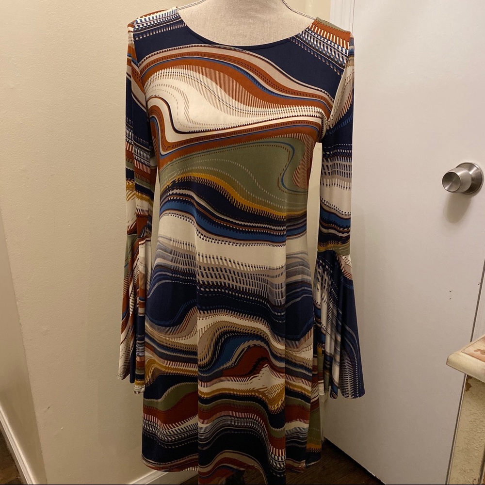 Ariella Long Sleeve Dress With Grommets